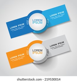 Abstract vector infographic