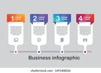 abstract vector infographic design for business.
