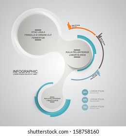 abstract vector infographic elements