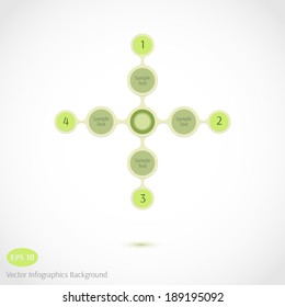 Abstract vector infographics background