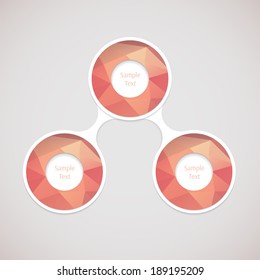 Abstract vector infographics background