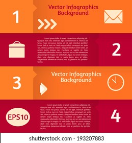Abstract vector infographics background