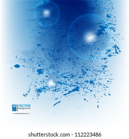 abstract vector ink design eps10