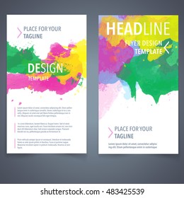 abstract vector insert watercolor template flyer blueprint design component color makeup commercial pink star make kids background scene yellow gold performance look golden green fancy print youth con