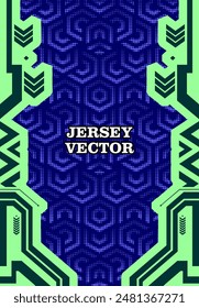 abstract vector jersey for sublimation background