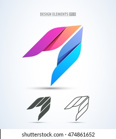 Abstract vector jewelry and fashion logo icon design. App icon for web and mobile. Modern corporate identity style for print design.