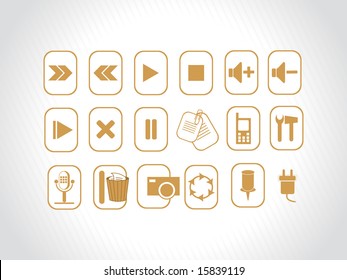 abstract vector khaki element illustrations