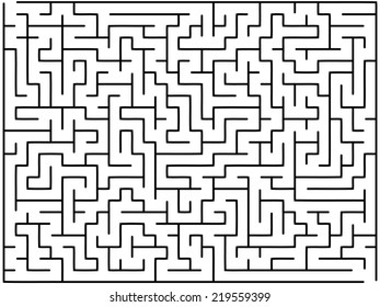 Abstract vector labyrinth