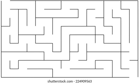 Abstract vector labyrinth