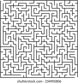 Abstract vector labyrinth
