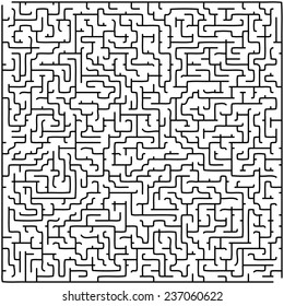 Abstract vector labyrinth
