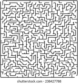 Abstract vector labyrinth