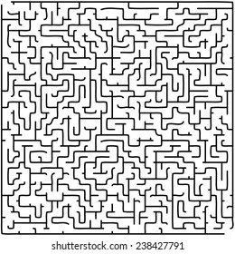 Abstract vector labyrinth