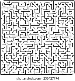 Abstract vector labyrinth