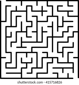 Abstract vector labyrinth
