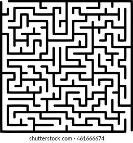 Abstract vector labyrinth
