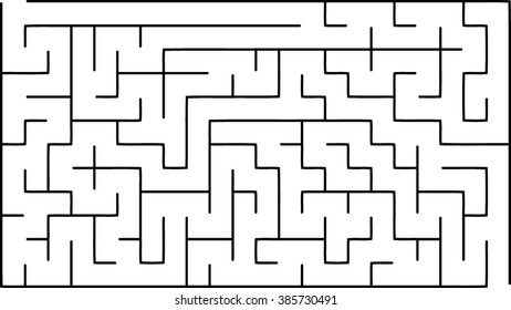 Abstract vector labyrinth of low complexity