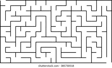 Abstract vector labyrinth of low complexity