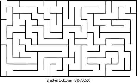 Abstract vector labyrinth of low complexity
