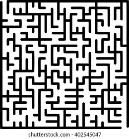 Abstract vector labyrinth of low complexity