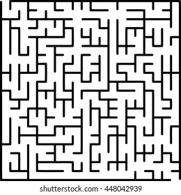 Abstract vector labyrinth of low complexity