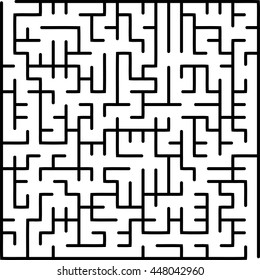 Abstract vector labyrinth of low complexity