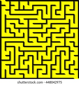 Abstract vector labyrinth of low complexity