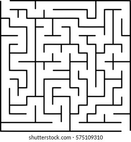 Abstract vector labyrinth of low complexity