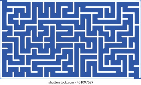 Abstract vector labyrinth of medium complexity