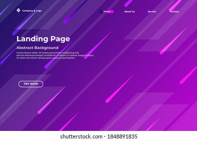 Abstract vector landing page background, with color gradations suitable for your business website.vector illustration eps10