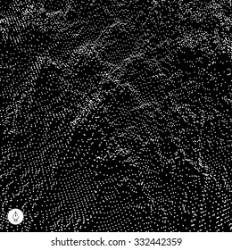 Abstract vector landscape background. 3d technology vector illustration. 