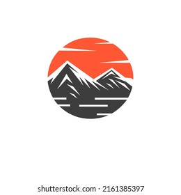 abstract vector landscape or open mountain