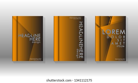 Abstract vector layout background. For brochures, annual, magazine, vector templates etc. Modern design of hexagon patterns in eps 10