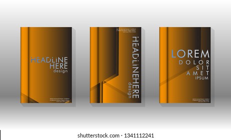 Abstract vector layout background. For brochures, annual, magazine, vector templates etc. Modern design of hexagon patterns in eps 10