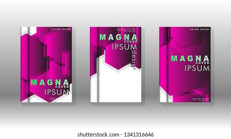 Abstract vector layout background. For brochures, annual, magazine, vector templates etc. Modern design of hexagon patterns in eps 10