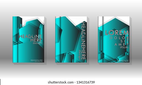 Abstract vector layout background. For brochures, annual, magazine, vector templates etc. Modern design of hexagon patterns in eps 10