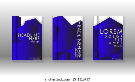 Abstract vector layout background. For brochures, annual, magazine, vector templates etc. Modern design of hexagon patterns in eps 10