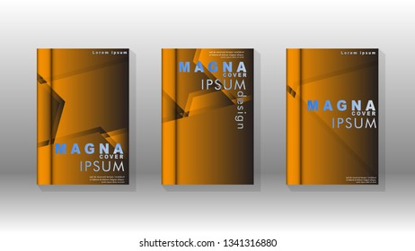 Abstract vector layout background. For brochures, annual, magazine, vector templates etc. Modern design of hexagon patterns in eps 10