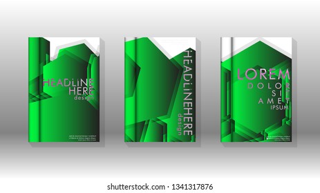 Abstract vector layout background. For brochures, annual, magazine, vector templates etc. Modern design of hexagon patterns in eps 10