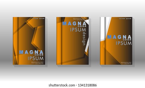Abstract vector layout background. For brochures, annual, magazine, vector templates etc. Modern design of hexagon patterns in eps 10