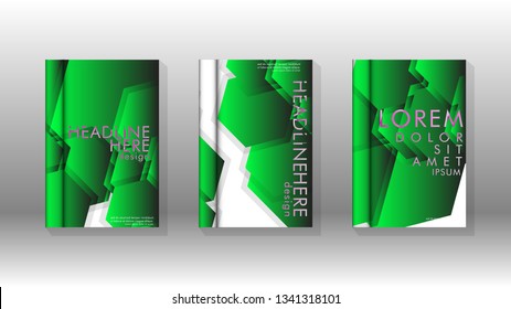 Abstract vector layout background. For brochures, annual, magazine, vector templates etc. Modern design of hexagon patterns in eps 10