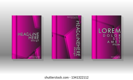 Abstract vector layout background. For brochures, annual, magazine, vector templates etc. Modern design of hexagon patterns in eps 10