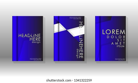 Abstract vector layout background. For brochures, annual, magazine, vector templates etc. Modern design of hexagon patterns in eps 10