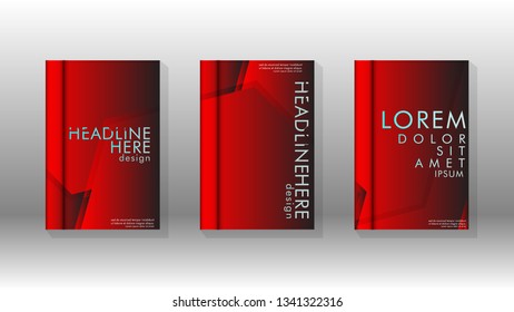 Abstract vector layout background. For brochures brochures, annual magazine vector templates etc. Modern design of hexagon patterns in eps 10