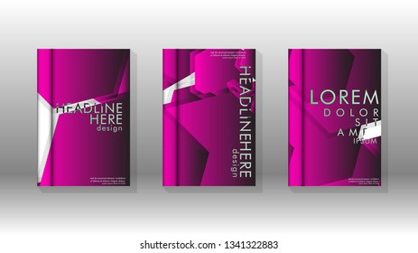 Abstract vector layout background. For brochures, annual, magazine, vector templates etc. Modern design of hexagon patterns in eps 10