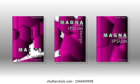 Abstract vector layout background. For brochures, annual, magazine, vector templates etc. Modern design of hexagon patterns in eps 10