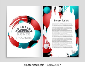 Abstract vector layout background set. For art template design, list, front page, mockup brochure theme style, banner, idea, cover, booklet, print, flyer, book, blank, card, ad, sign, sheet, a4.
