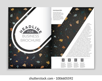 Abstract vector layout background set. For art template design, list, front page, mockup brochure theme style, banner, idea, cover, booklet, print, flyer, book, blank, card, ad, sign, sheet, a4