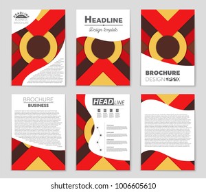 Abstract vector layout background set. For art template design, list, front page, mockup brochure theme style, banner, idea, cover, booklet, print, flyer, book, blank, card, ad, sign, sheet,, a4.