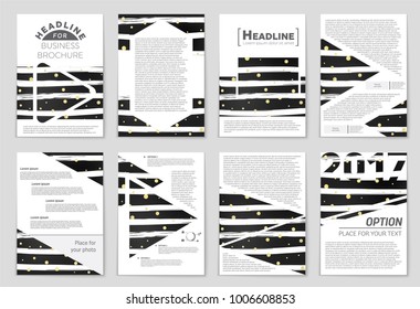 Abstract vector layout background set. For art template design, list, front page, mockup brochure theme style, banner, idea, cover, booklet, print, flyer, book, blank, card, ad, sign, sheet, a4